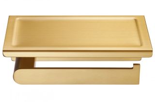 Держатель для туалетной бумаги Milacio Ultra MCU.963.GD брашированное золото